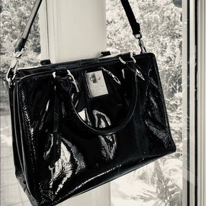 Giorgio Armani Black Patten Leather